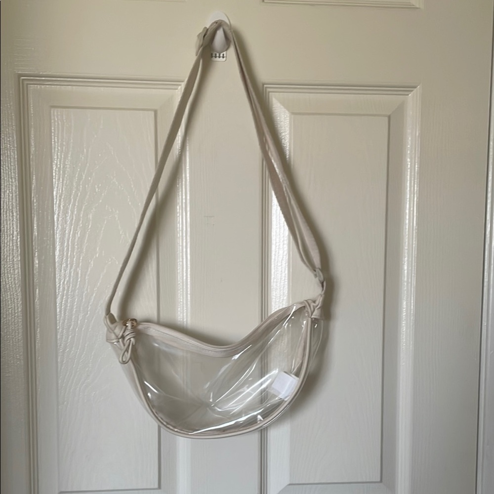 Target Clear and Cream Crossbody Bag